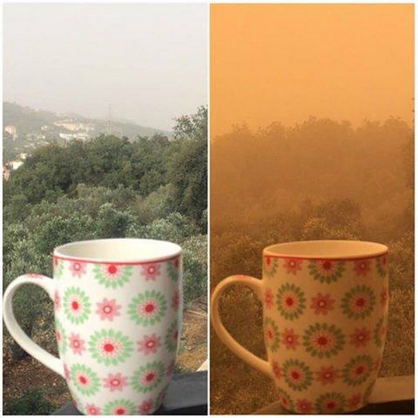 Sandstorm engulfs Lebanon